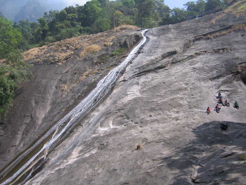 Waterfall on the slopes of Vellarimala